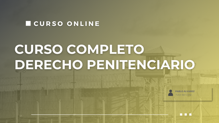 Curso Derecho Penitenciario